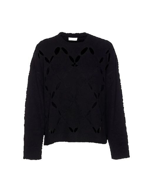 Liu Jo Black Round-Neck Knitwear