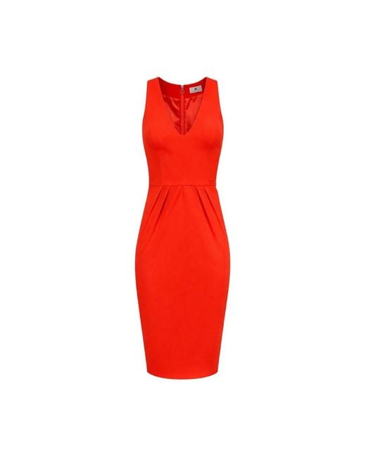Elisabetta Franchi Red Party Dresses
