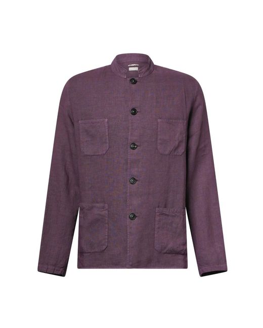 Light Jackets Massimo Alba de hombre de color Purple