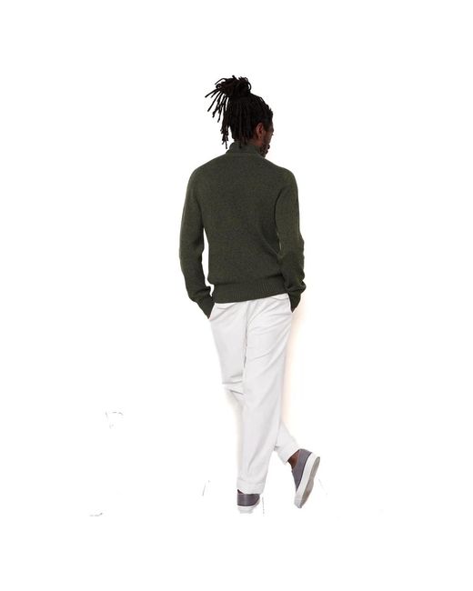 Officine Generale Green Turtlenecks for men