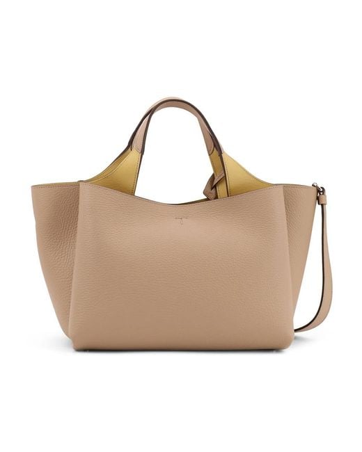 Tod's Natural Mini Lederhandtasche