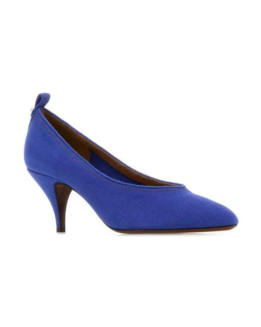 Versace Blue Pumps