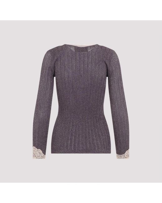 Cardigans Valentino de color Purple