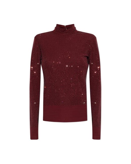 Turtlenecks di Tory Burch in Red