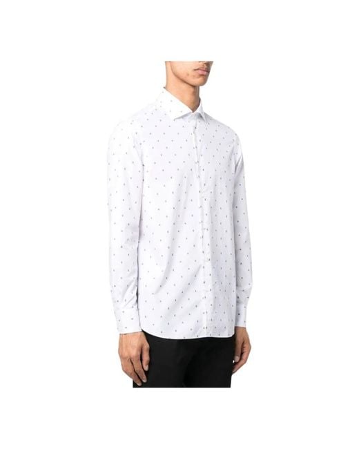 Emporio Armani White Casual Shirts for men