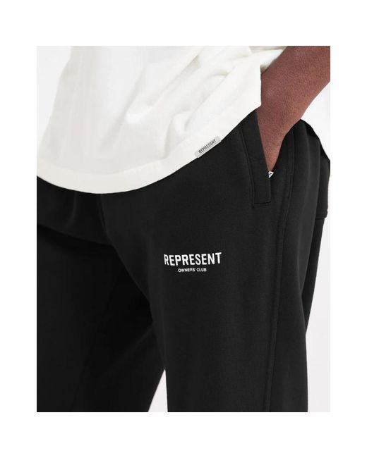Represent Black Sweatpants for men