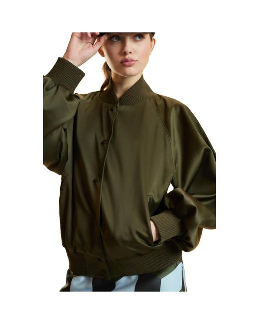 Cynthia Rowley Bomber Jackets in het Green
