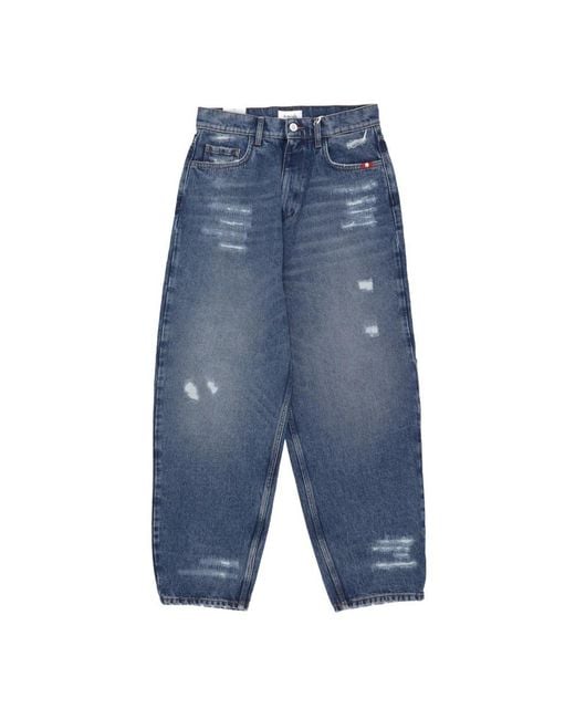AMISH Blue Loose Fit Jeans