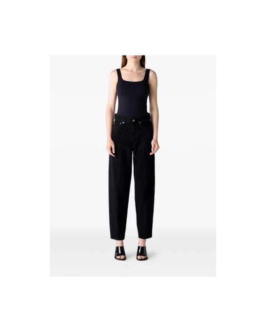 Agolde Black Loose Fit Jeans