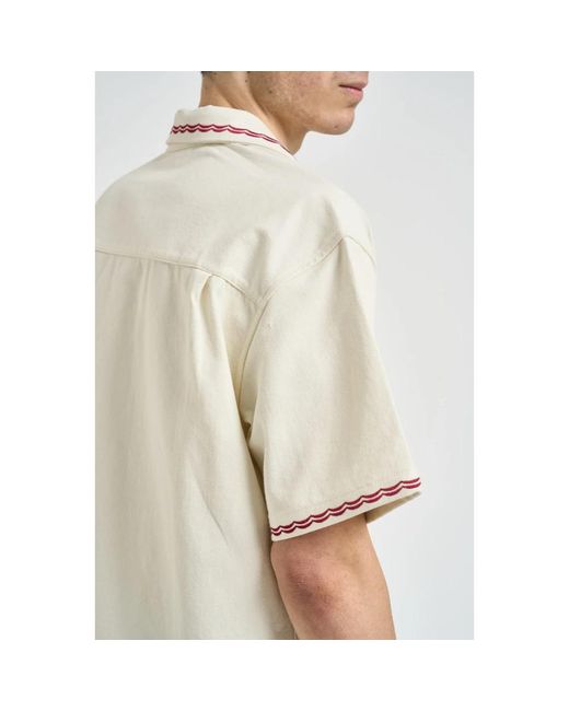 Drole de Monsieur Natural Short Sleeve Shirts for men