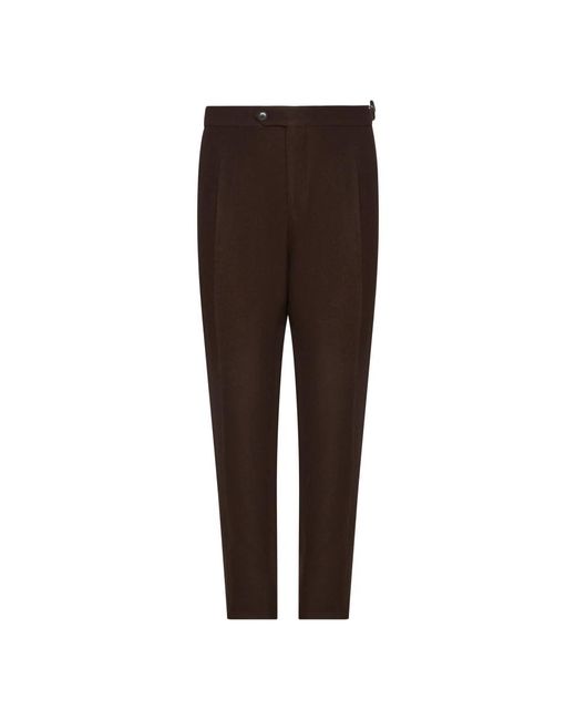 Franzese Collection Brown Suit Trousers for men