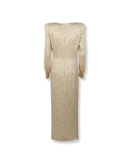 Alessandra Rich Natural Maxi Dresses