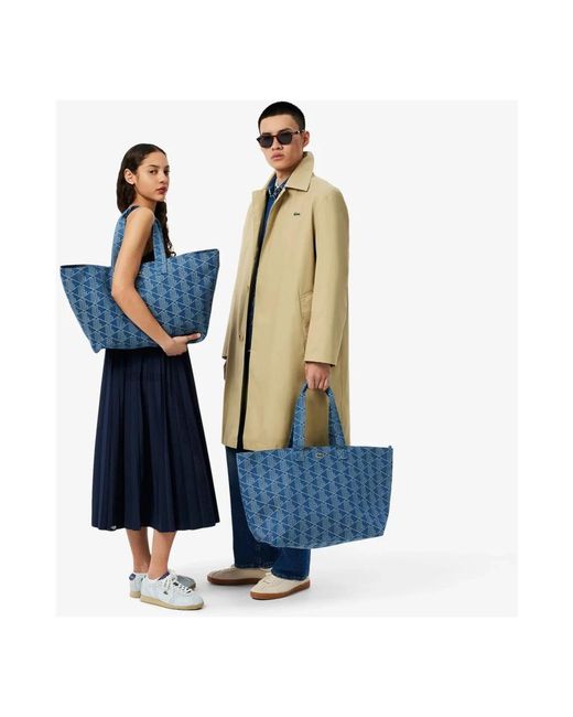 Lacoste Blue Tote Bags