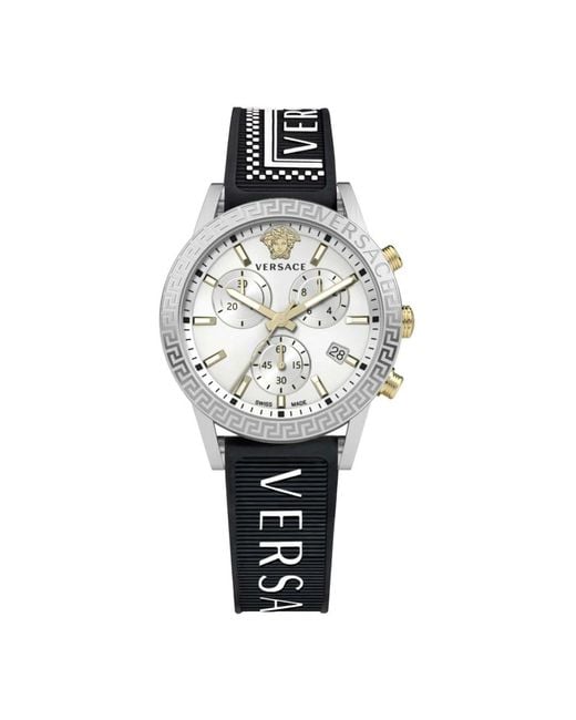 Versace Sport Tech Chronograaf 40 Mm in het Metallic