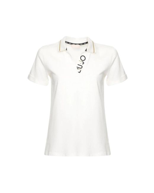 Tops > polo shirts Liu Jo en coloris White