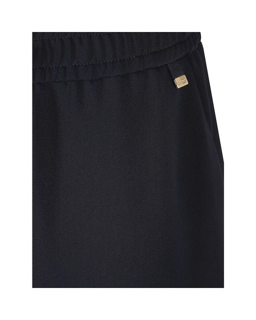 Wide Trousers Herno de color Blue