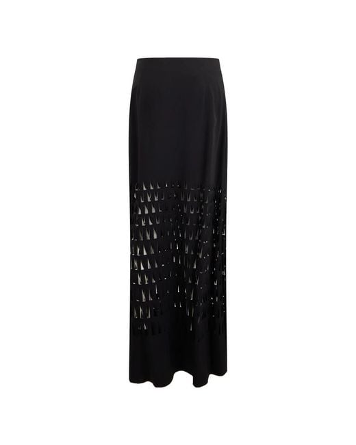 Alberta Ferretti Black Maxi Skirts
