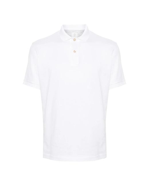 Eleventy White Polo Shirts for men