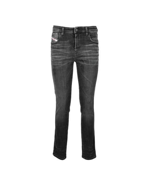 DIESEL Gray Slim Fit Jeans