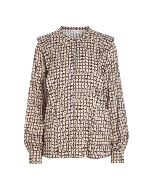Dea Kudibal Overhemden ,Contemporary Viscose Crêpe Blouse in het Brown