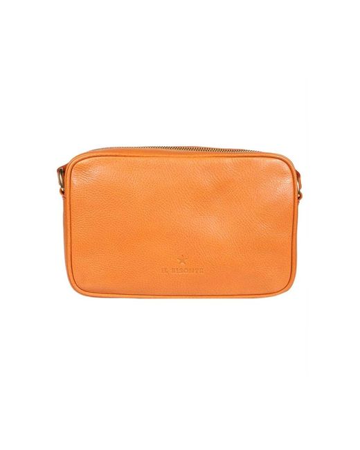 Il Bisonte Orange Cross Body Bags