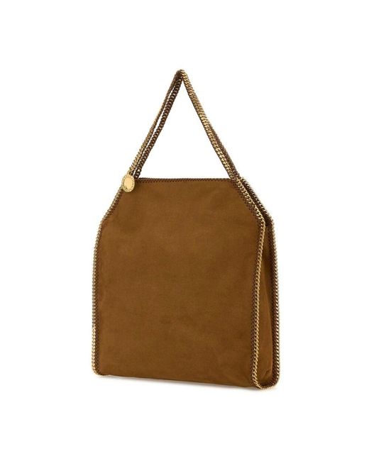 Stella McCartney Brown Kamel Alter Mat Einkaufstasche
