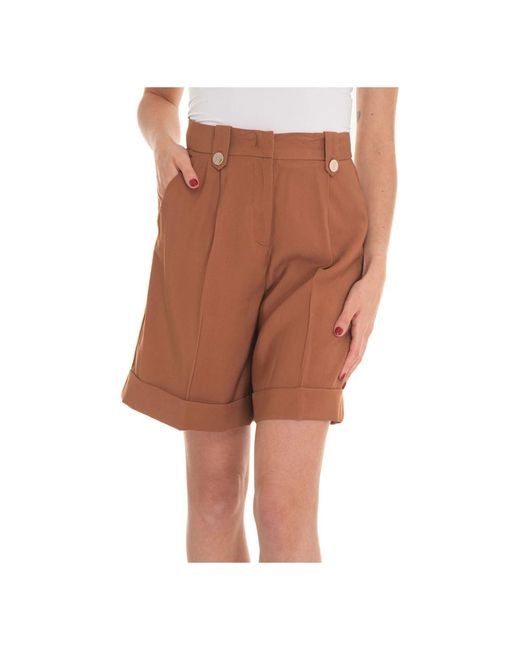 Short Shorts Liu Jo en coloris Brown