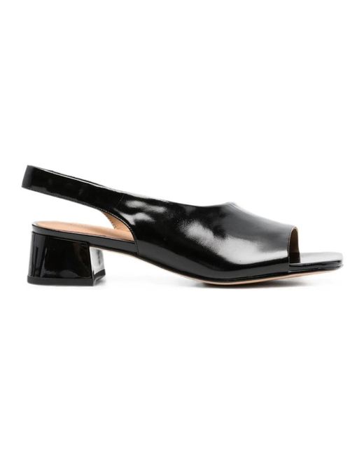 Linda Baumann Black High Heel Sandals