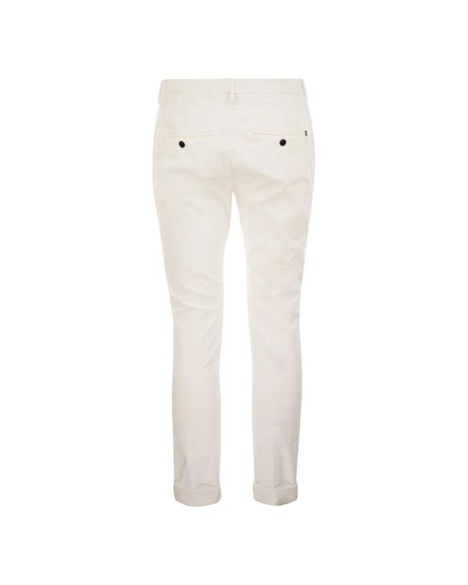 Dondup White Chinos for men