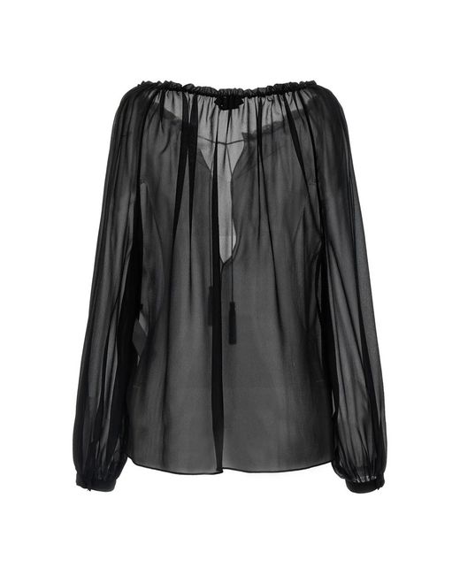 Tom Ford Black Blouses
