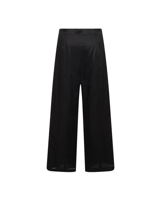 Max Mara Black Cropped Trousers