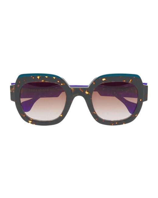Face A Face Blue Sunglasses