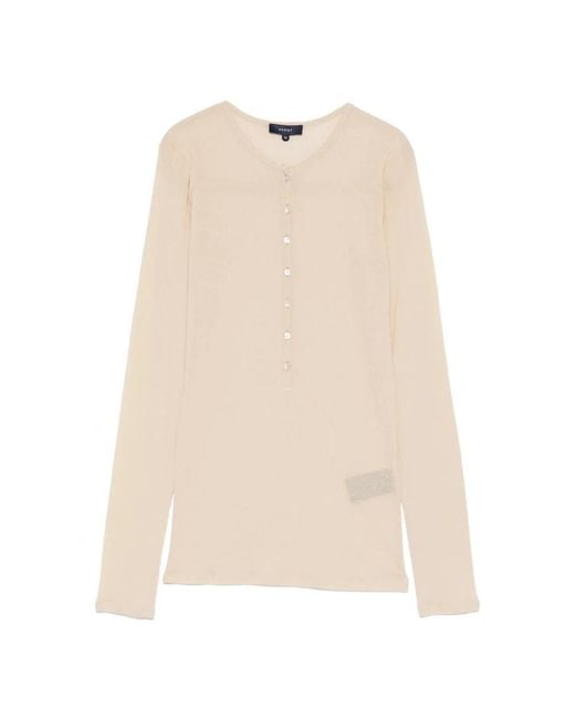 Soeur Natural Round-Neck Knitwear