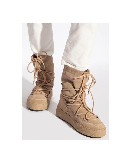 Moon Boot Brown Ltrack schneestiefel