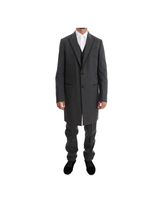 Dolce & Gabbana Single-breasted coats in Black für Herren