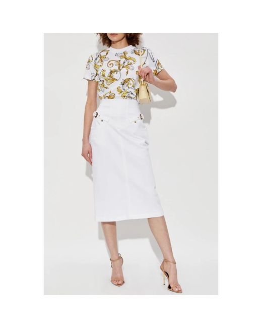 Versace Jeans Couture White T-Shirts