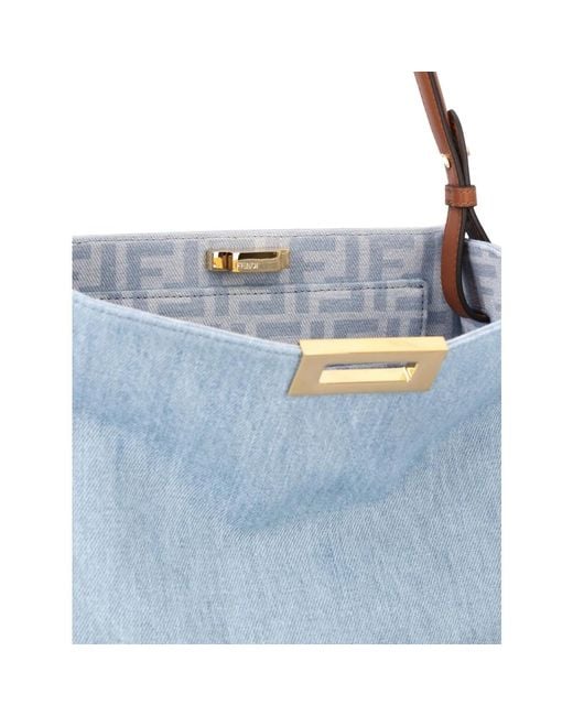 Fendi Blue Shopping Bags