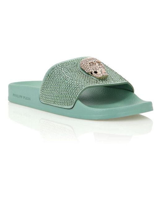 Sliders Philipp Plein en coloris Green