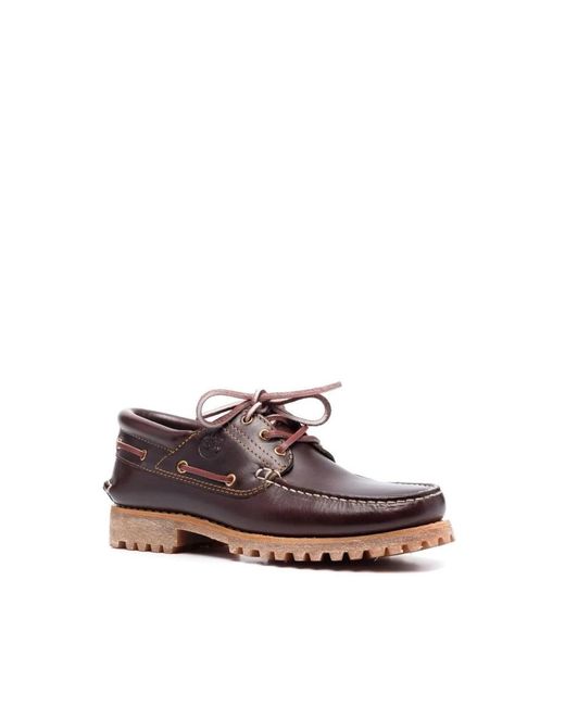 Timberland Brown Laced Shoes for men