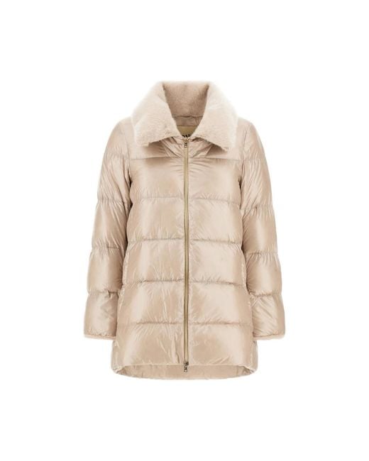 Down Jackets Herno en coloris Natural