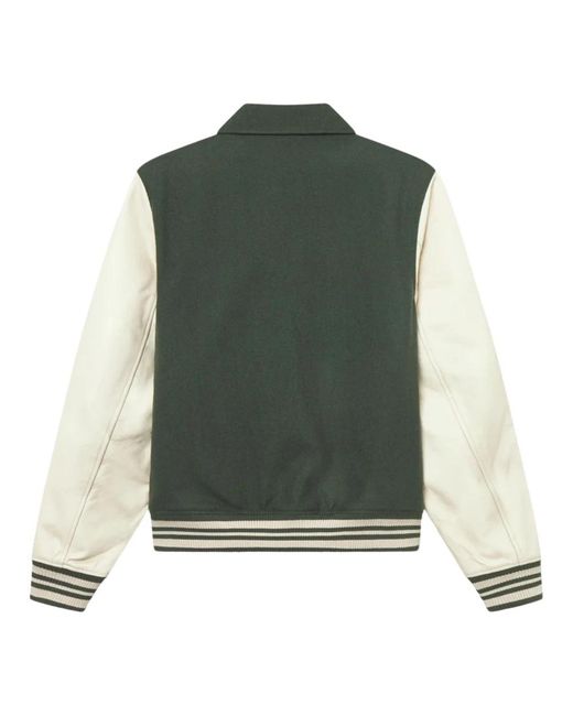 Les Deux Green Bomber Jackets for men