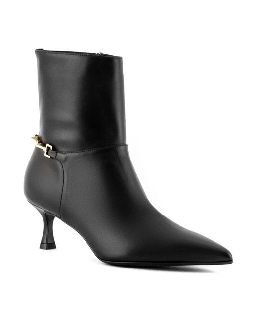 Sergio Levantesi Black Heeled Boots