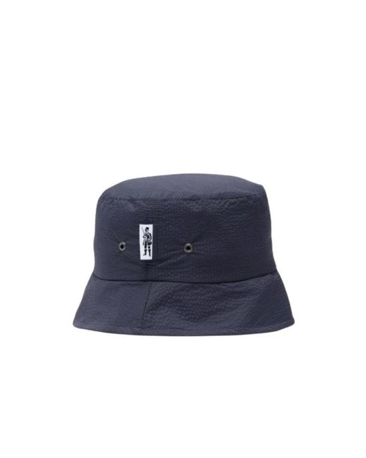 Cappello bucket in nylon ripstop blu navy di Mackintosh in Blue da Uomo