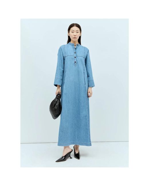 Dresses > day dresses > maxi dresses Dries Van Noten en coloris Blue