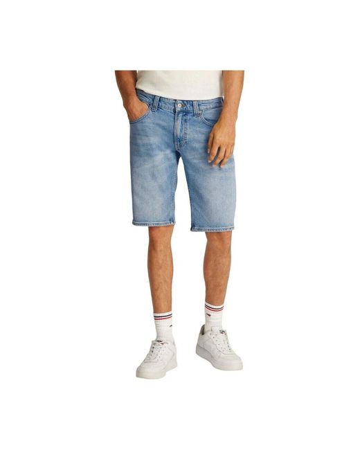 Denim Shorts Tommy Hilfiger de hombre de color Blue
