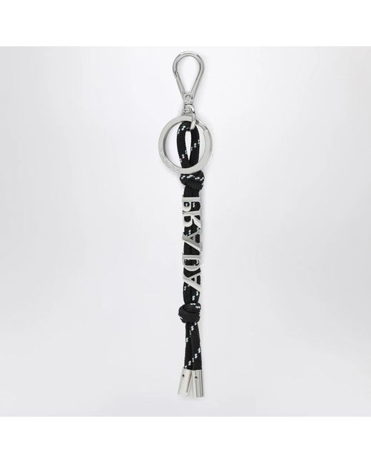 Prada Metallic Keyrings for men