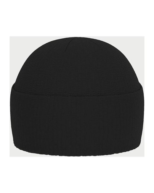Guess Black Schwarze Patch Beanie Mütze