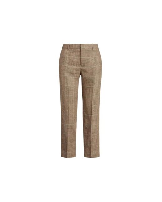 Polo Ralph Lauren Natural Chevron 7/8 woll- und seidenhose