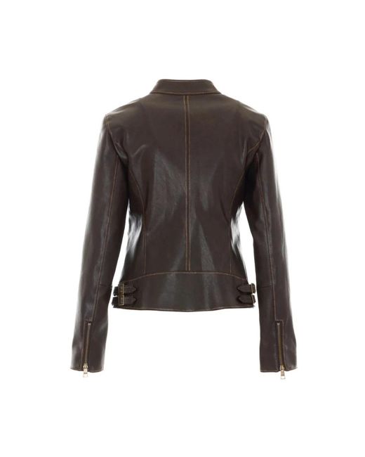 Liu Jo Brown Leather Jackets