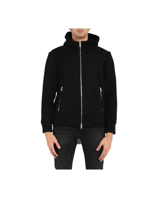 DFOUR® Black Leather Jackets for men